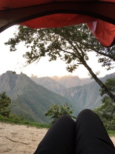 View from the tent
